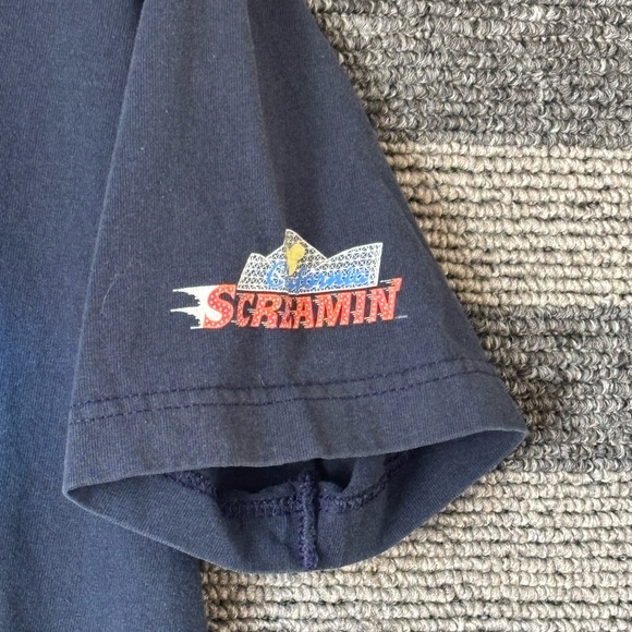 Vintage Y2K Disneyland California Screamin’ Roller Coaster Ride T-Shirt Large - Picture 3 of 7